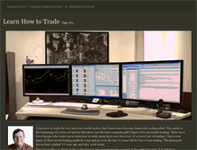 Tablet Screenshot of learn-how-2-trade.com